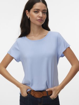 VMBELLA TOP - T-shirts basic - brunnera blue