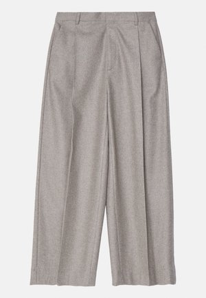 Filippa K WIDE PLEATED TROUSERS - Trousers - driftwood