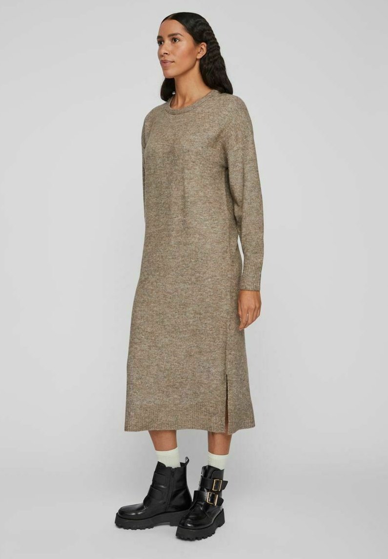 VILA TALL Robe pull walnut/marron ZALANDO.FR