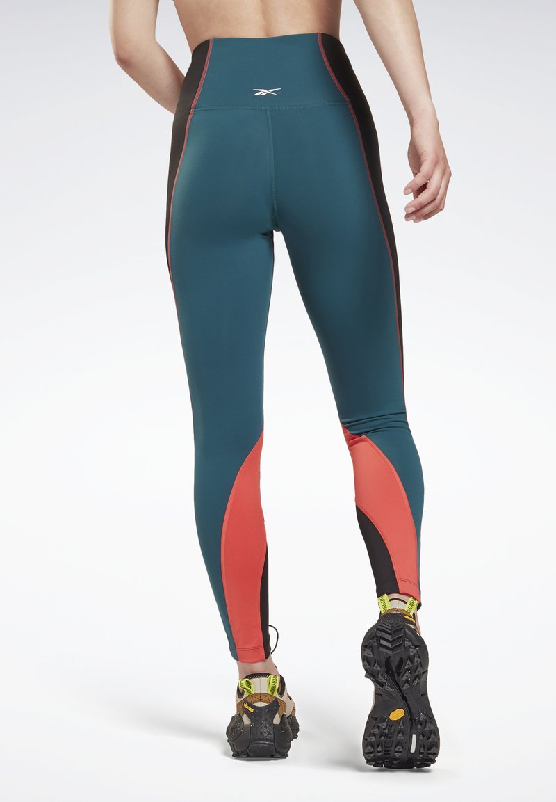 Damen Sportbekleidung | Reebok TRAINING WORKOUT LUX COLORBLOCK SPEEDWICK HIGH WAISTED Tights midnight pine/dunkelgrün - QD07225 Damen Sportbekleidung | Reebok TRAINING WORKOUT LUX COLORBLOCK SPEEDWICK HIGH WAISTED Tights midnight pine/dunkelgrün - QD07225