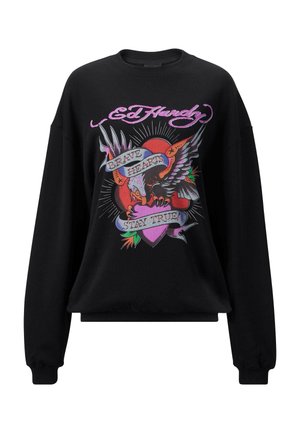 BRAVE HEART RELAXED CREW NECK - Sweatshirt - black