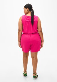 Zizzi MIT TASCHEN UND ELASTISCHEM BUND - Shorts - pink peacock