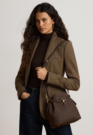 Lauren Ralph Lauren, BUCKET MEDIUM - Τσάντα χειρός - chestnut brown