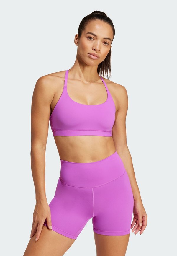 ALL ME - Light support sports bra - purple burst