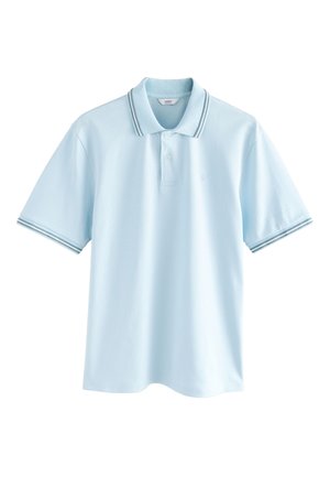 Next, TIPPED REGULAR FIT POLOSHIRT - Polo - light blue ottoman