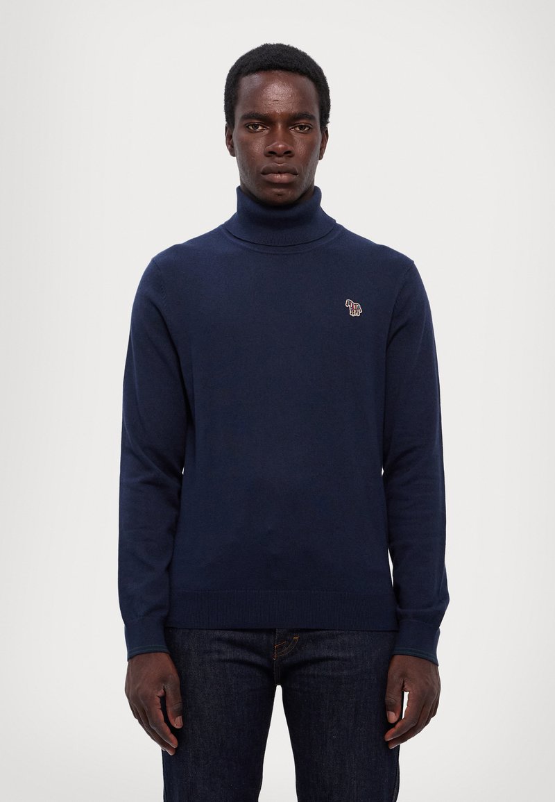 PS Paul Smith ROLL NECK SWEATER  - Stickad tröja - dark blue