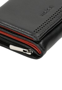 Wojas Z AŻUROWYMI WSTAWKAMI I LOGO - Portemonnee - black