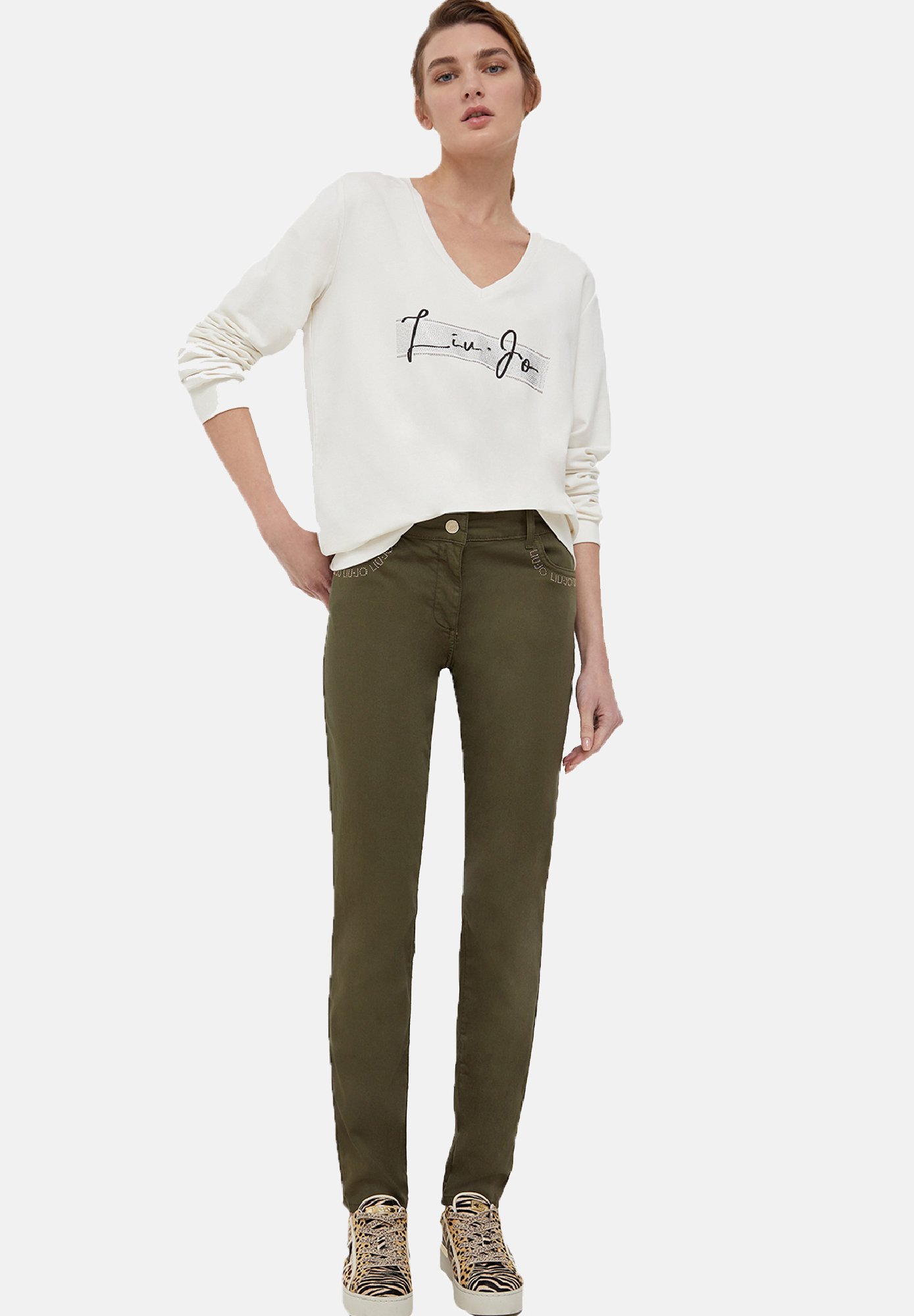 LIU JO Pantaloni - verde - Zalando.it