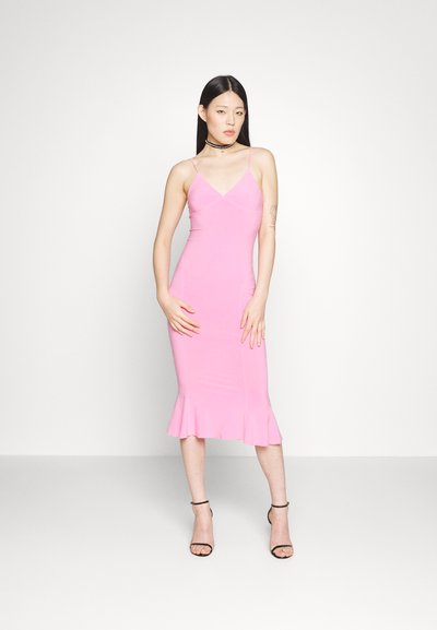 Norma Kamali SLIP FISHTAIL DRESS TO MIDCALF - Sukienka koktajlowa