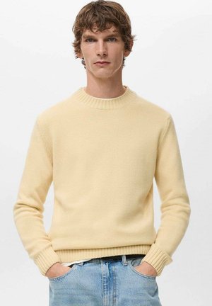 Jersey de punto - pastel yellow