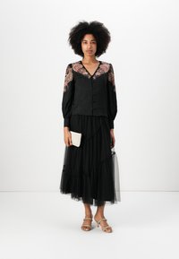 TWINSET SKIRT - A-linjainen hame - nero