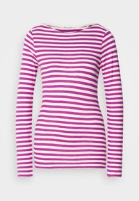 LONG SLEEVE BOAT NECK STRIPED - T-shirt à manches longues - fresh berry