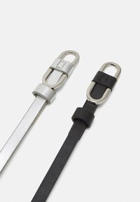 Zign UNISEX 2 PACK - Ceinture - black/silver-coloured