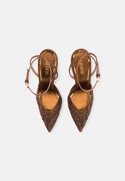GEDEBE Zapatos altos - brown/smoked topaz