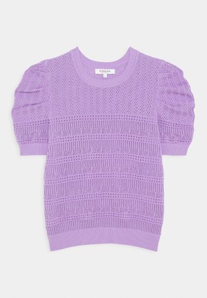 Stickad tröja - lilac