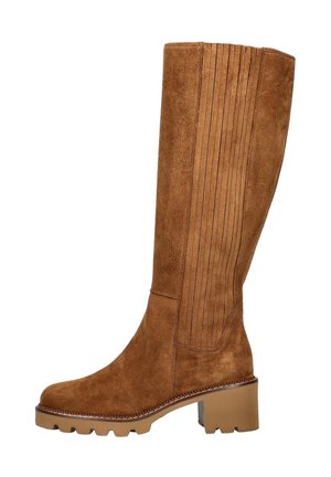 Botas con plataforma - soft suede toffee