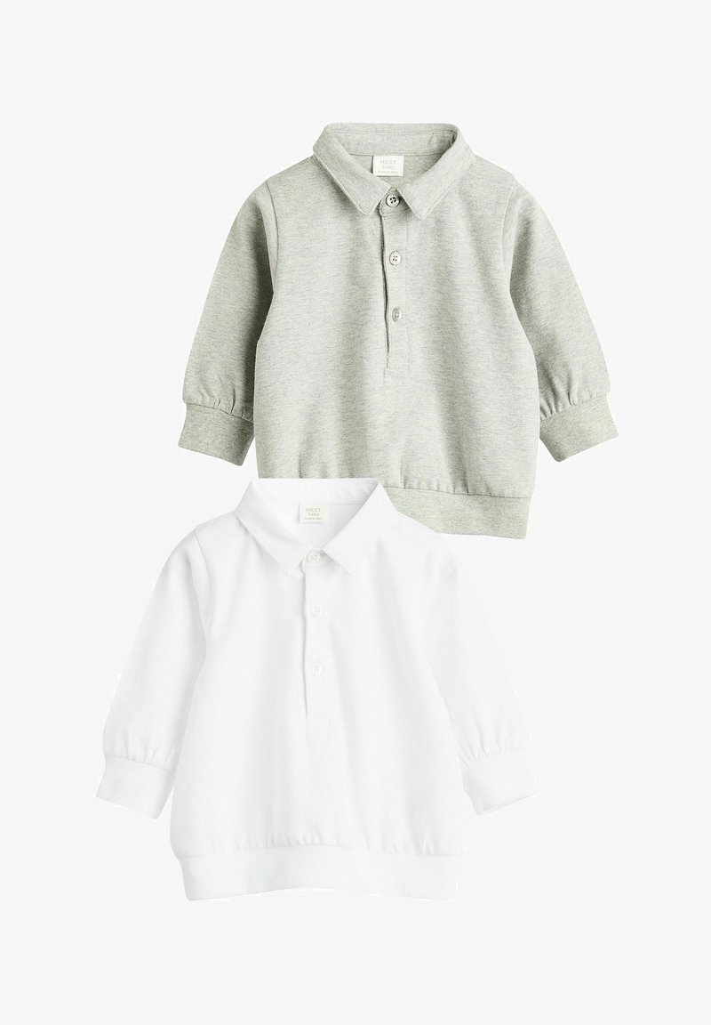 Next 2 PACK - REGULAR FIT - Poloshirt - grey white