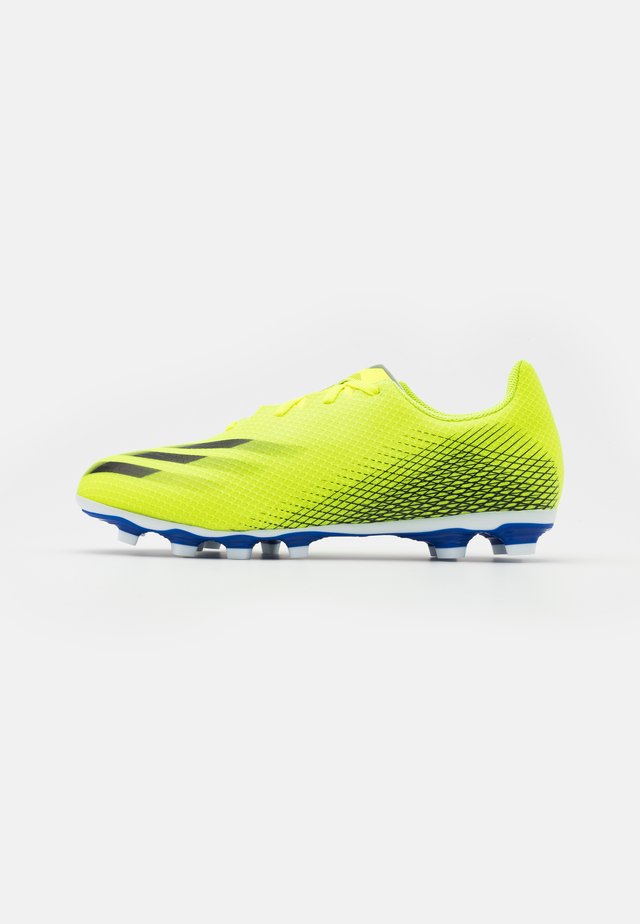X GHOSTED.4 FXG - Fußballschuh Nocken - solar yellow/core black/royal blue