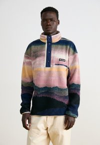 Columbia HELVETIA™ PRINTED HALF SNAP - Fleece trui - collegiate navy
