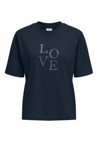 JDY PENNY  - T-shirt print - black iris