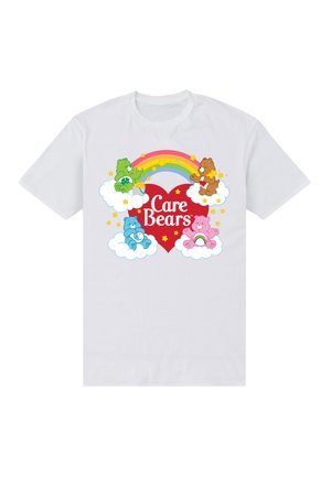 Henry Tiger, CARE BEARS ON CLOUDS - Camiseta estampada - white