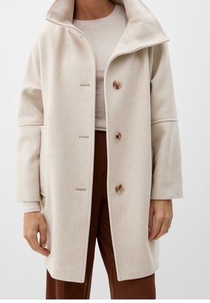 Abrigo corto - mottled beige