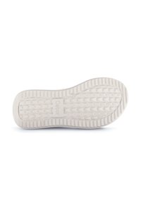 White rubber sneaker sole with textured surface and triangular patterns, featuring the brand name "Gabor" embossed at the center.