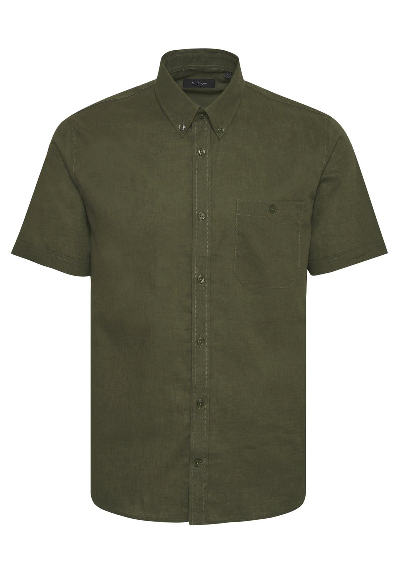 Matinique Overhemd donkergroen