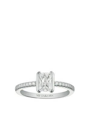 ROCCANOVA PICCOLO - Ringe - white and silver coloured