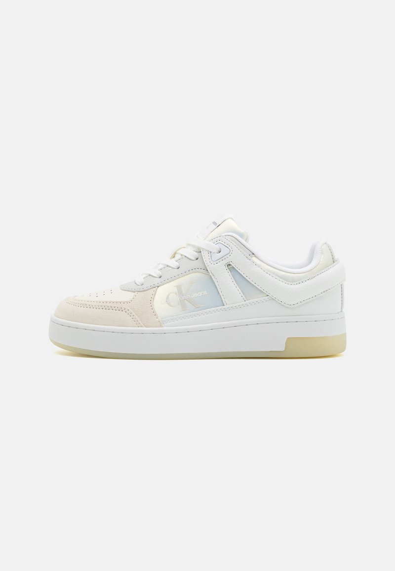Calvin Klein Jeans BASKET CUPSOLE - Sapatilhas - creamy white/bright white/oyster