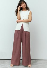Next TALL FIT  - Kalhoty - burgundy red