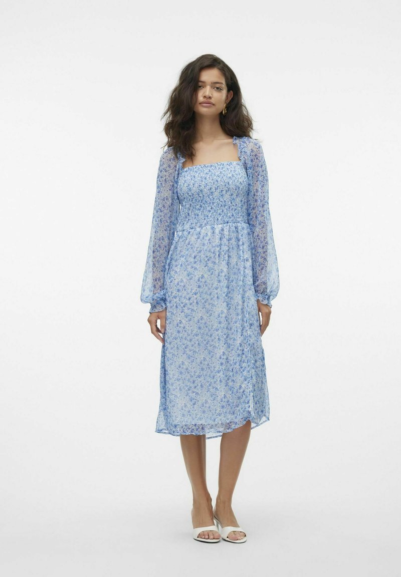 Vero Moda SMILLA LANGES  - Denní šaty - snow white