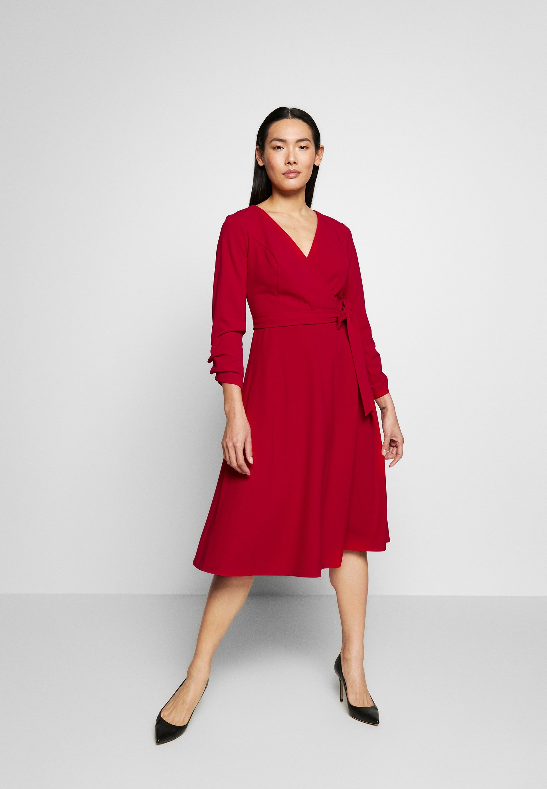 dkny red dress