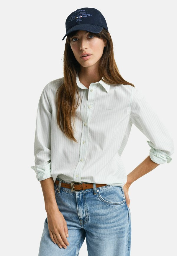 REG CLASSIC STRIPED - Hemdbluse - faded mint