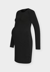 MAMA LONG SLEEVES FITTED DRESS - Φόρεμα ημέρας - black