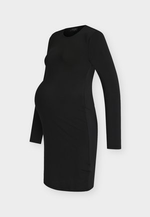 Anna Field MAMA by Zalando, MAMA LONG SLEEVES FITTED DRESS - Robe de jour - black