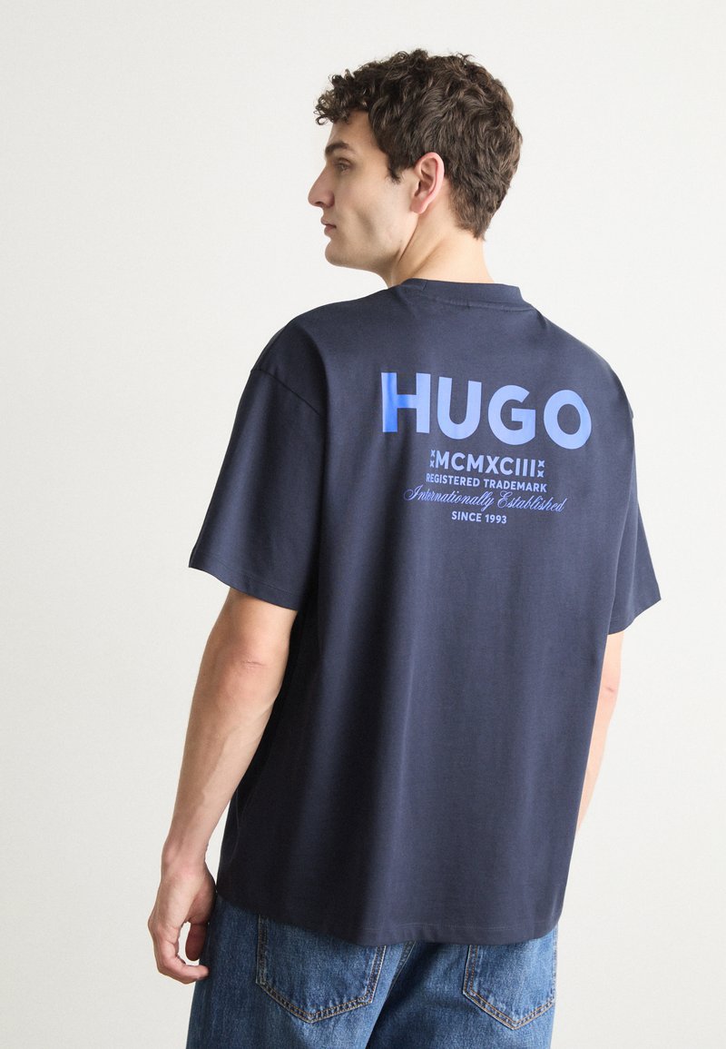 HUGO NALONO - T-shirts med print - dark blue