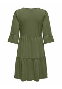 JDY JDYDORA DODO 3/4 SHORT - Obleka iz džersija - dusky green