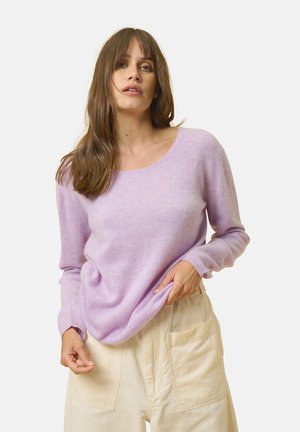 Just Cashmere Jersey de punto - mauve chiné