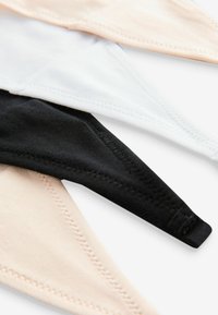 Next G-STRING FIT - KNICKERS 5 PACK - Tango nohavičky - black white nude