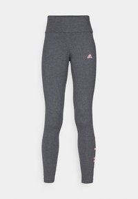 Unselected, dark grey heather/semi pink spark
