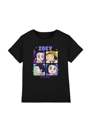 KPOP DEMON HUNTERS - HUNTRIX ZOEY CHIBI BOES - Print T-shirt - black