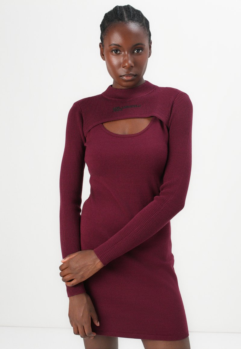 cut out jumper dress Black Ripped Cut Out Lace Jumper Dress