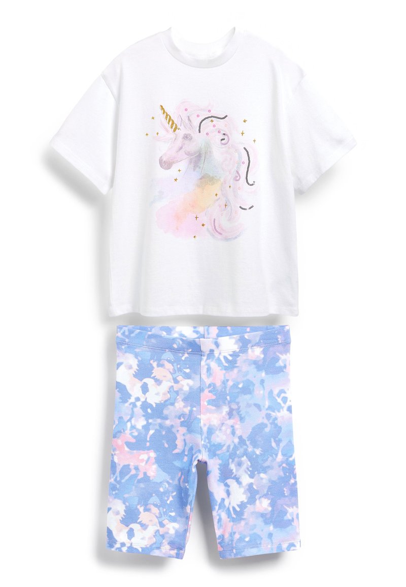 Next T-shirt print blauw