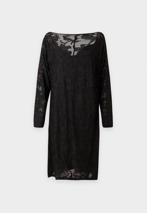 Vero Moda Curve, VMLAYLAV SHORT DRESS - Φόρεμα ημέρας - black