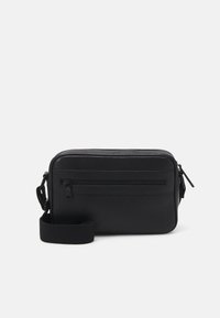 LEATHER UNISEX - Torba čez telo - black