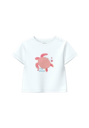s.Oliver, T-SHIRT UNISEX - Print T-shirt - weiß