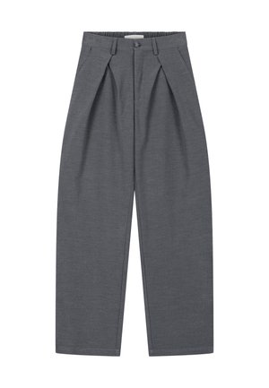 Another Cotton Lab, ANOTHER DAVE PLEATED PANTS - Pantalon classique - dark grey