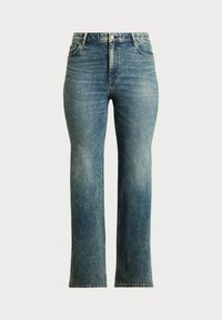 HIGH RISE FLARE JEAN - Wide leg - haze wash