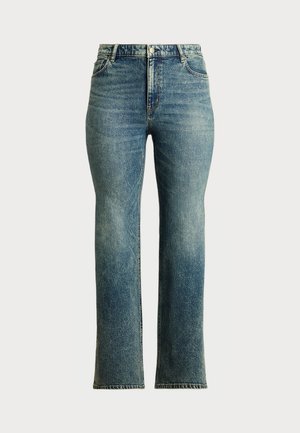 Lauren Ralph Lauren Woman HIGH RISE FLARE JEAN - Wide Leg - haze wash